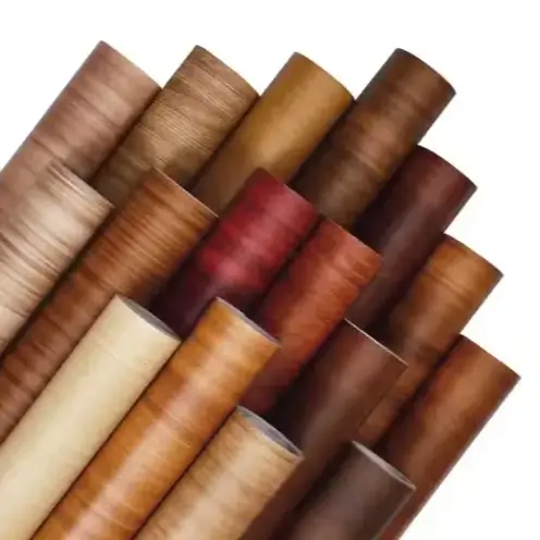 Sut All Pvc Gwactod Membrane Wasg Ffilm Pvc Roll Wella Canlyniadau Gorffen Arwyneb?