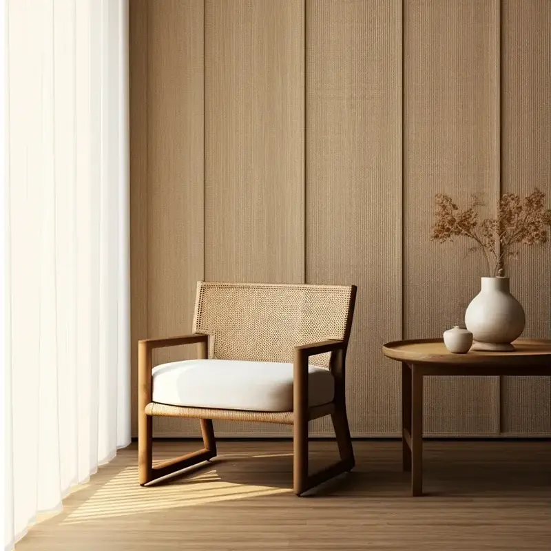 Ffilm addurniadol grawn pren aml-liw