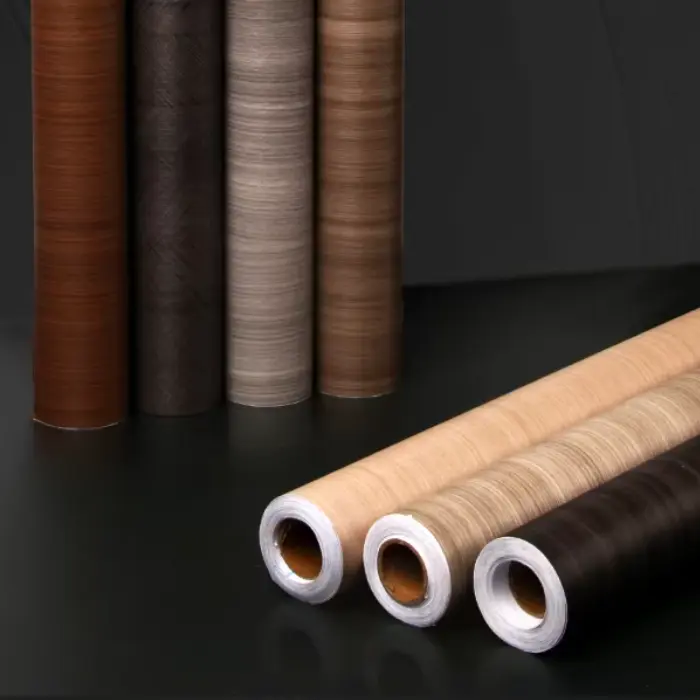 Roll Ffilm Addurnol PVC Wood Grain